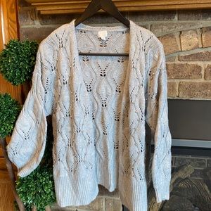 A New Day embellished grey cardigan L